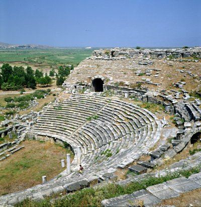 Het Romeinse theater, 1e-2e eeuw na Chr. door Roman